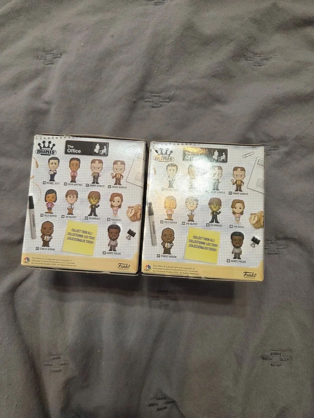 Funko Minis The Office Michael Scott #19 & Dwight Schrute #22 Vinyl Figures New